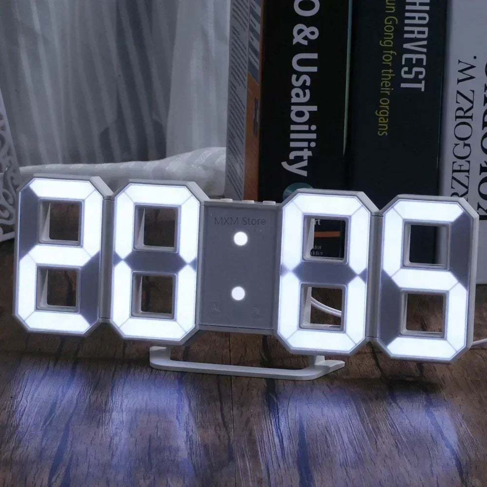 LED Wanduhr – moderne Zimmerdeko