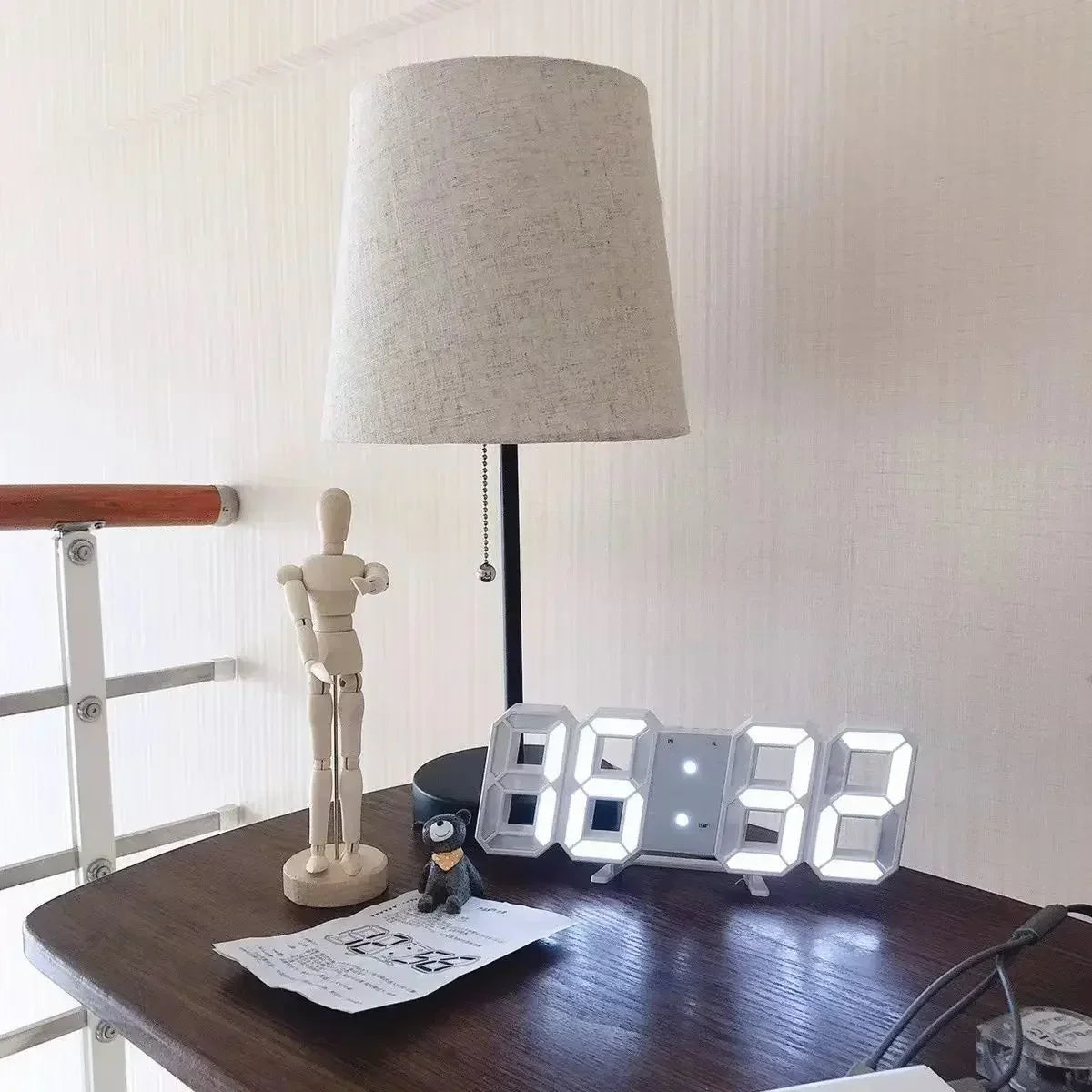 LED Wanduhr – moderne Zimmerdeko