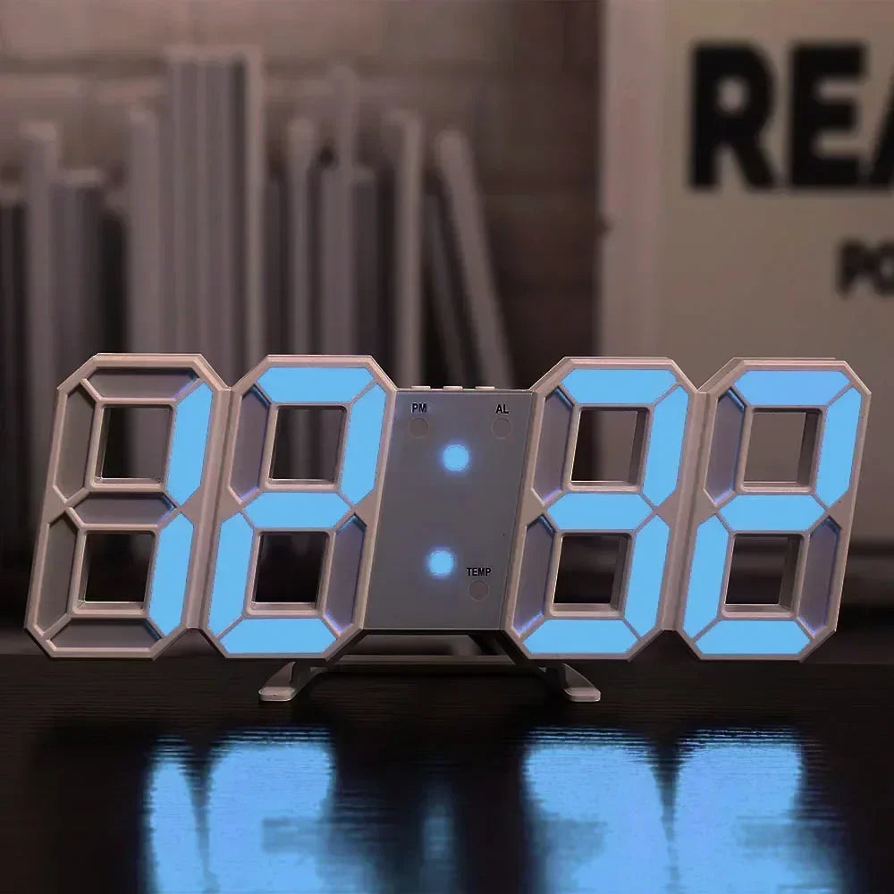 LED Wanduhr – moderne Zimmerdeko