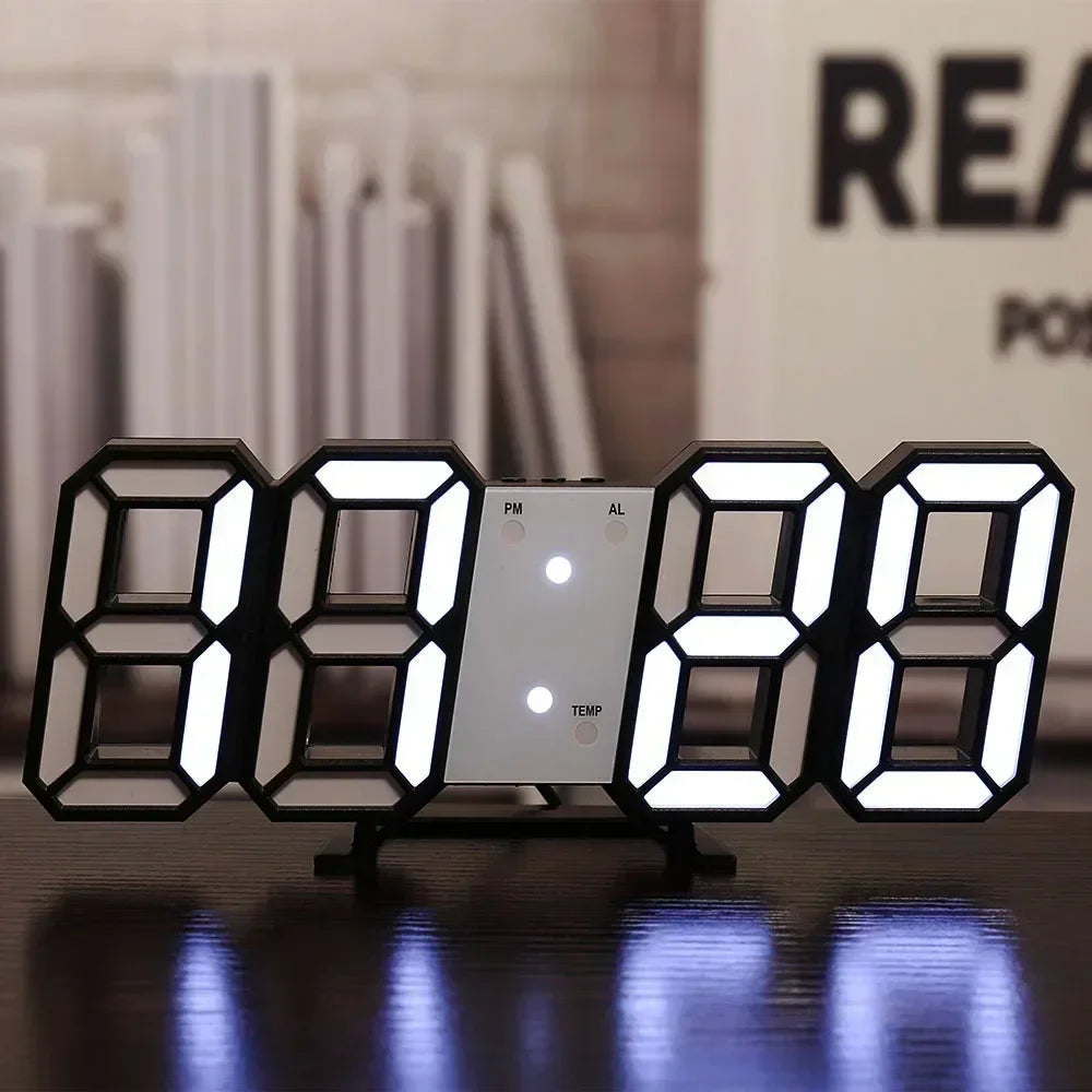 LED Wanduhr – moderne Zimmerdeko